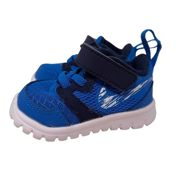 Nike Flex Experience 3 Size 2C Baby Shoes Blue 653703 Infant Toddler Sneakers - Picture 1 of 8